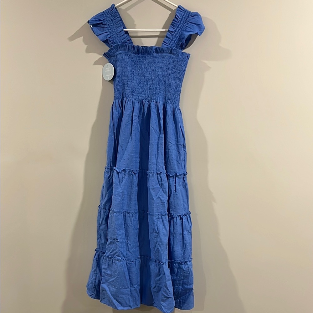 Hill House Ellie Nap Dress in Hydrangea Blue, Size XS (NWT)